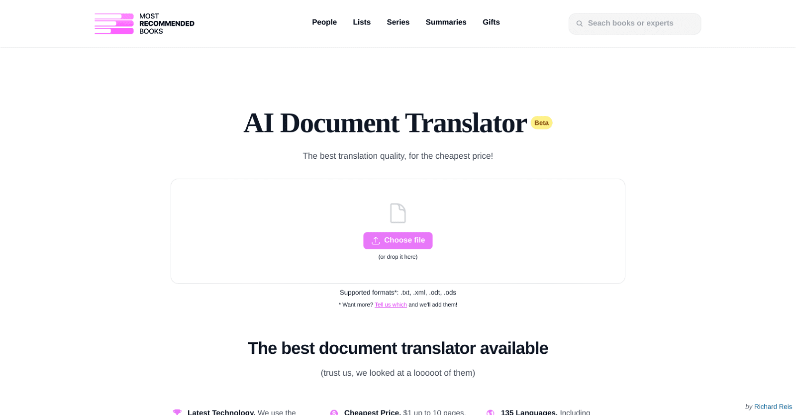 AI Document Translator