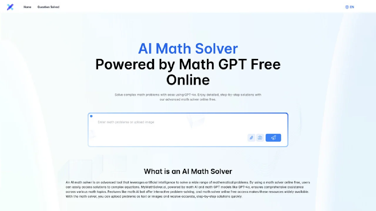 AI Math Solver - Math GPT