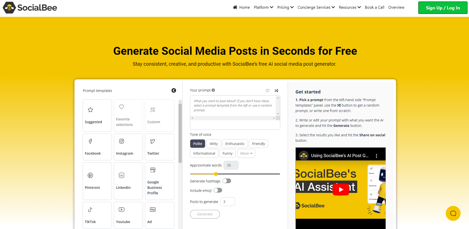 AI Social Post Generator