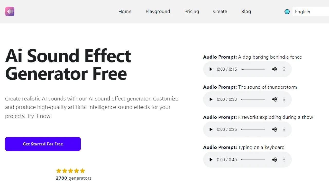 AI Sound Effect Generator