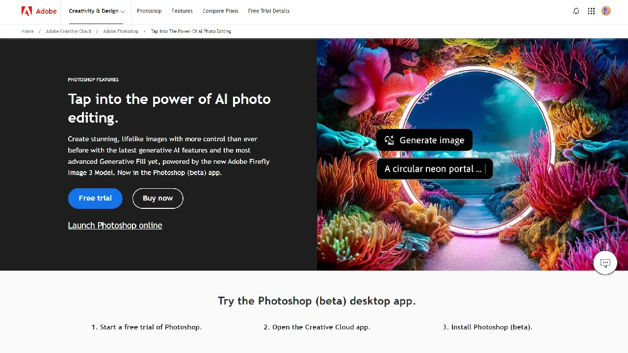 Adobe Photoshop AI