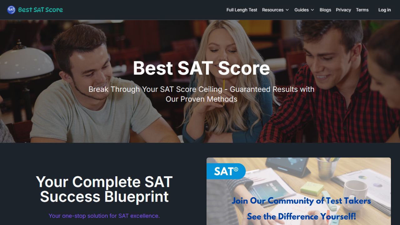Best SAT Score