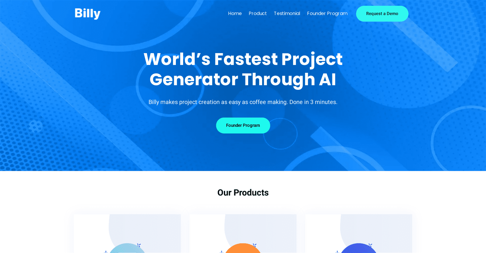 Billy - Project Generator Through AI