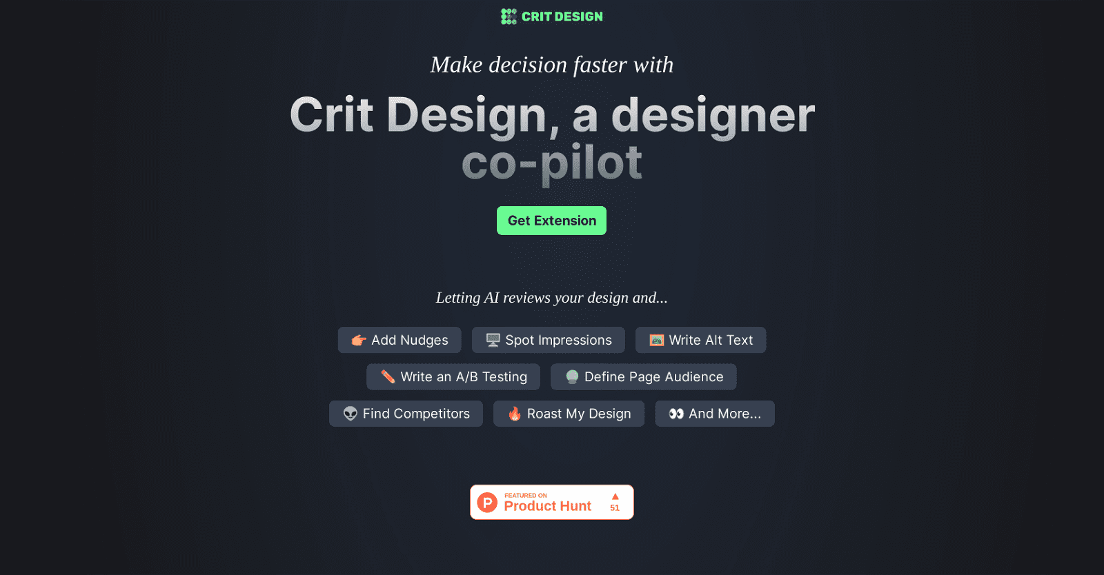 Crit Design
