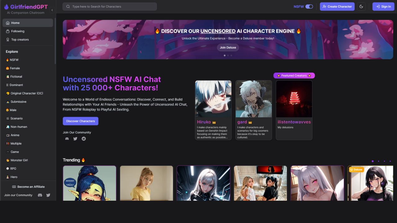 GPT Girlfriend Online