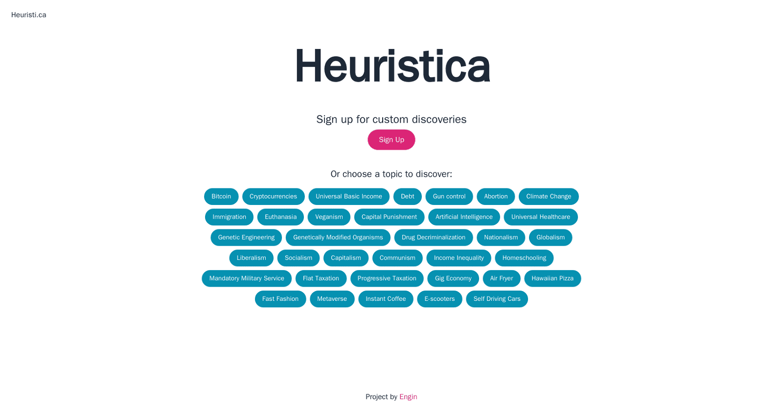 Heuristica-Discover custom content 