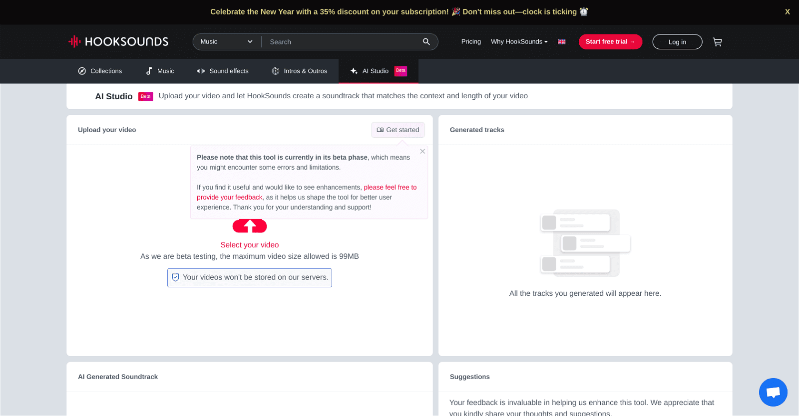 Hooksounds AI Studio