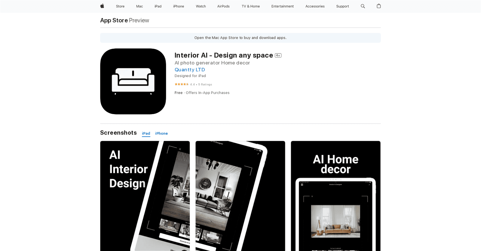 Interior AI - Design any space