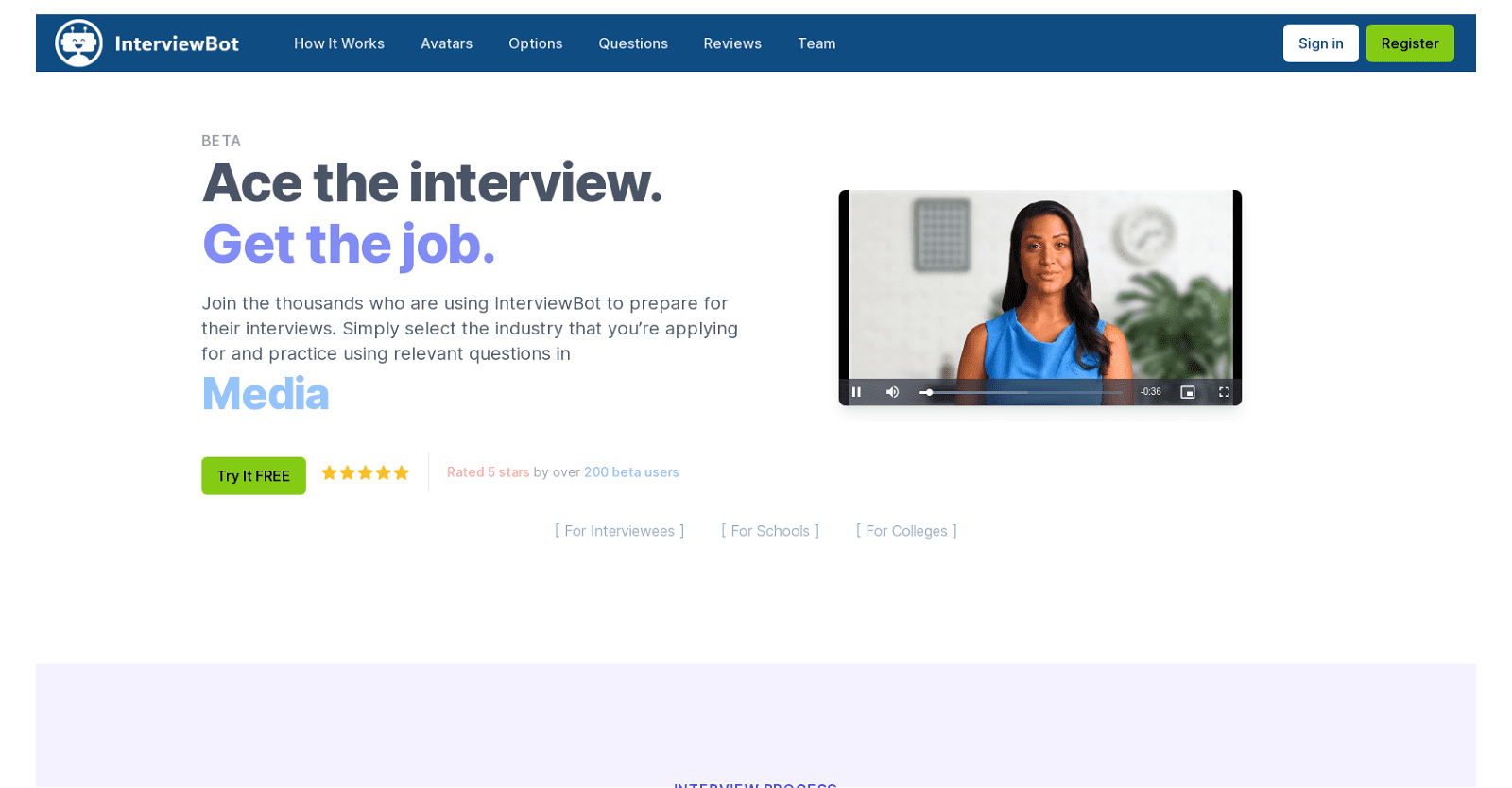 InterviewBot- interview coaching