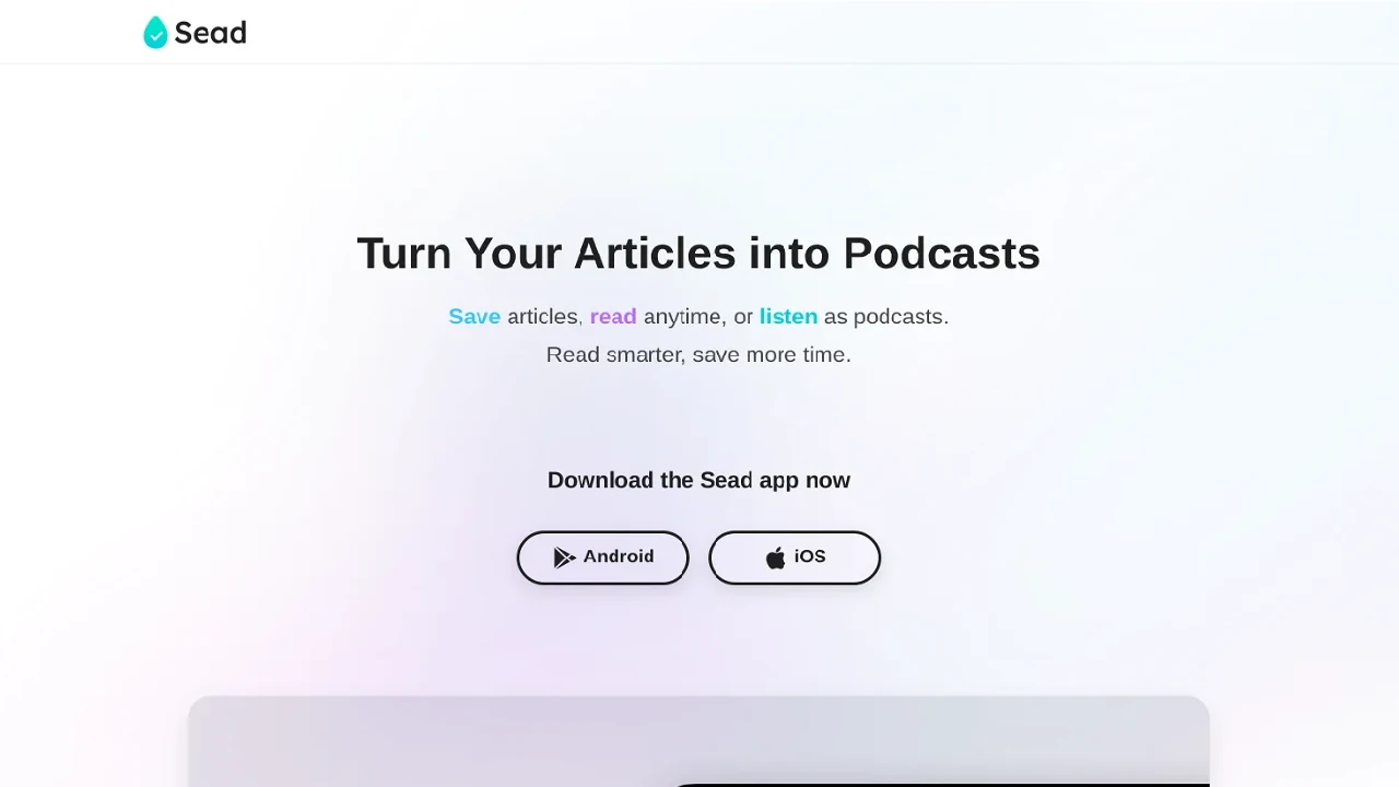 Sead - Smarter Reading
