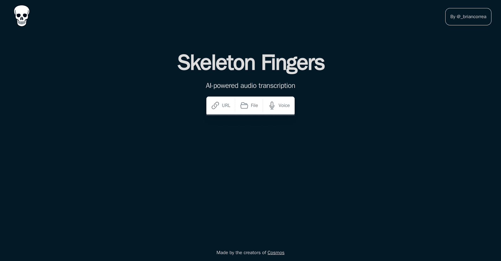 Skeleton Fingers