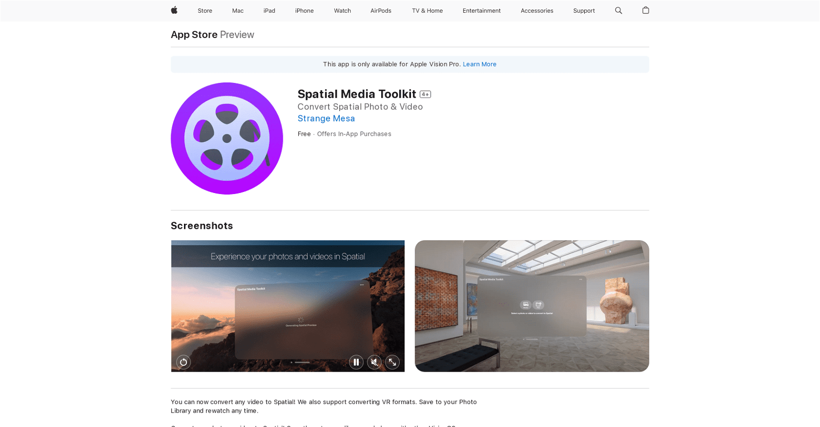 Spatial Media Toolkit