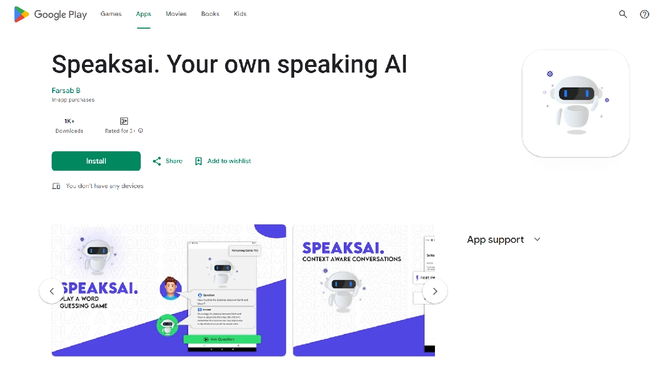 SpeaksAI - Your own Speaking AI