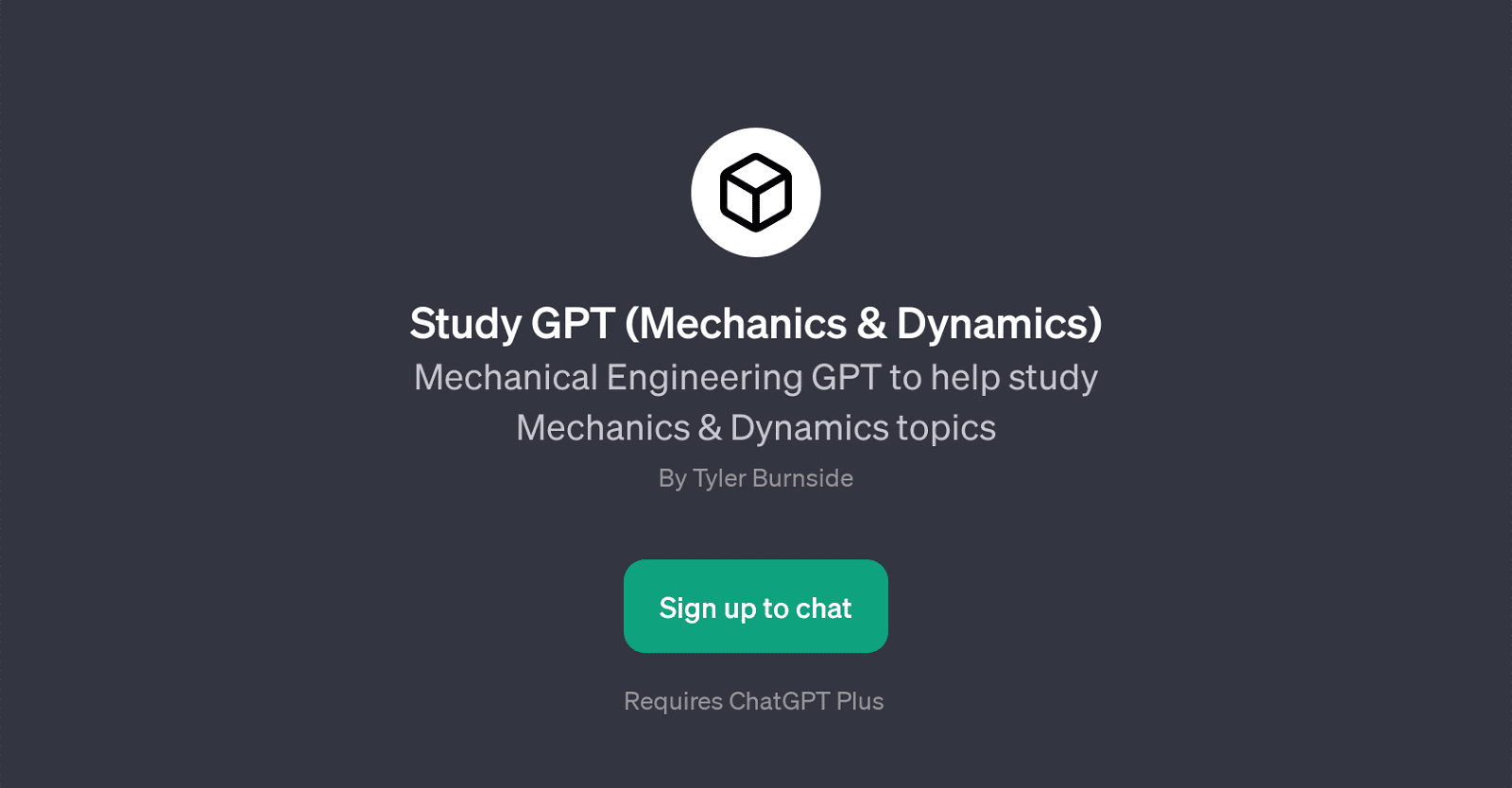 Study GPT (Mechanics & Dynamics)