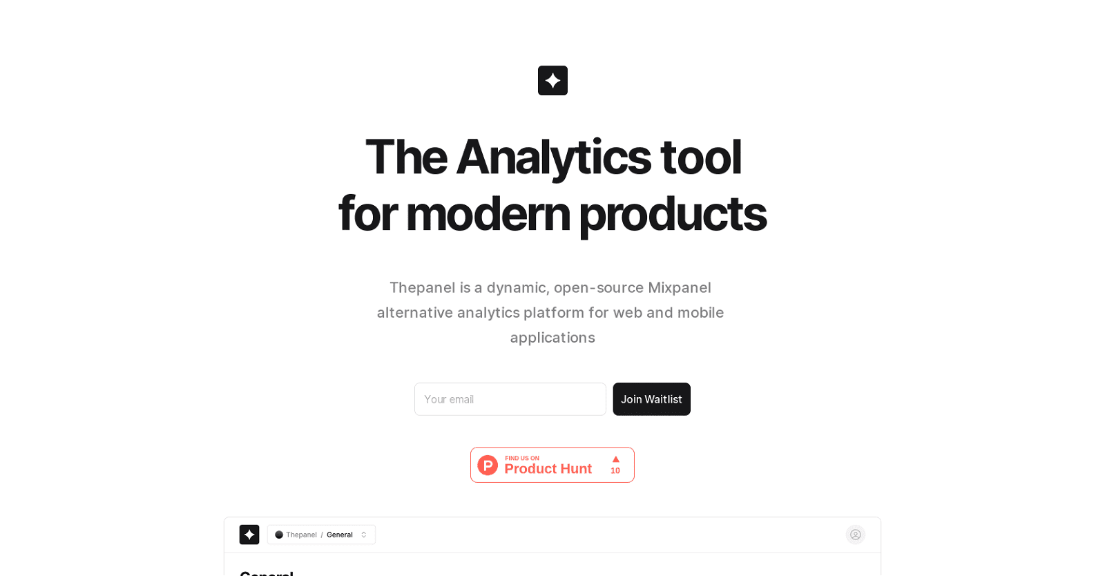 Thepanel - The Analytics Tool for Modern Products