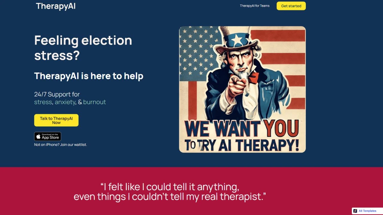 TherapyAI - For Elections Stress