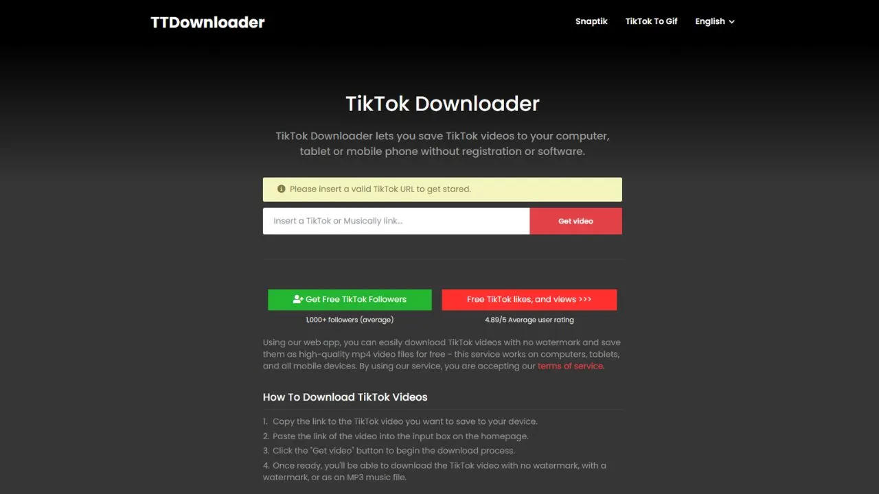 TT Downloader