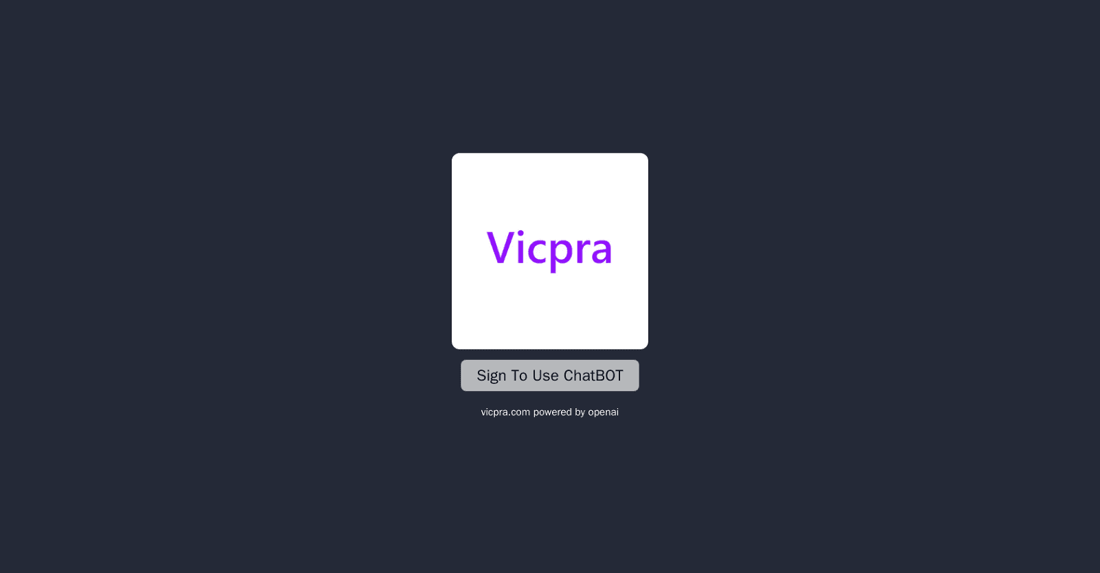 Vicpra Chatbot