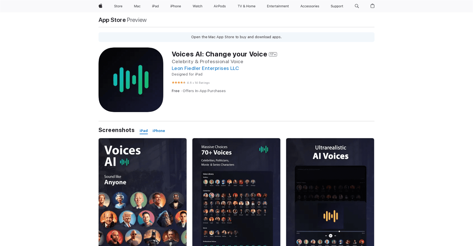 Voices AI App