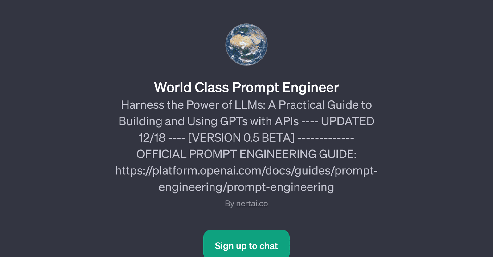 World Class Prompt Engineer
