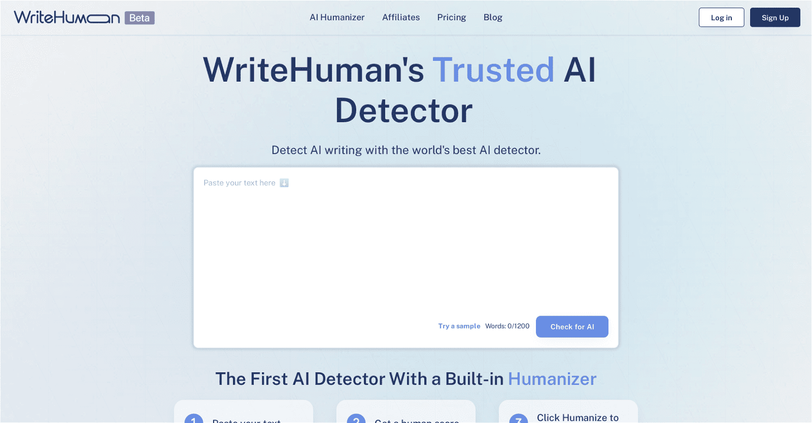 WriteHuman: AI Detector