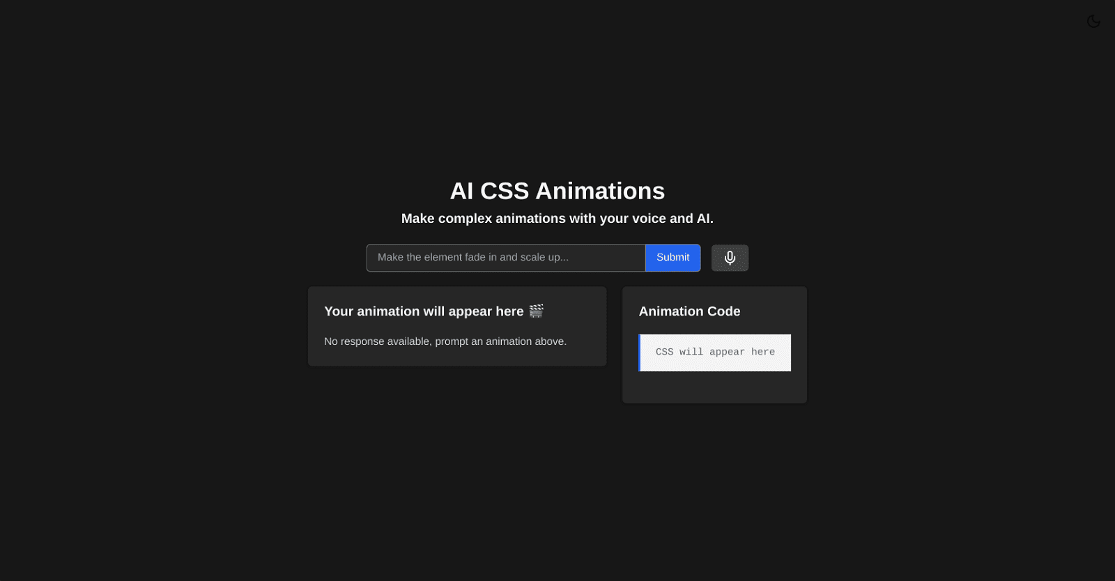 AI CSS Animations