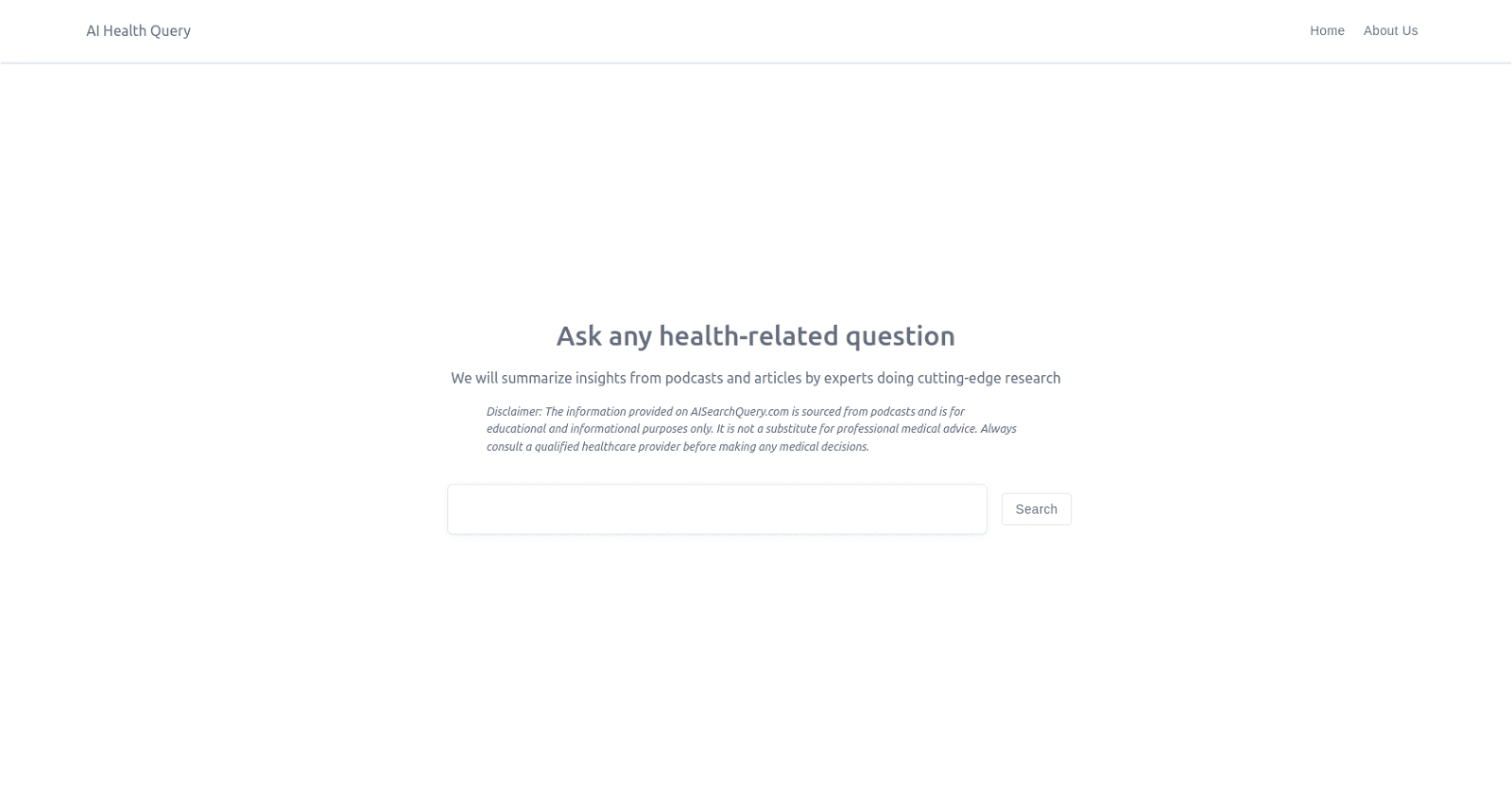 AI Health Query