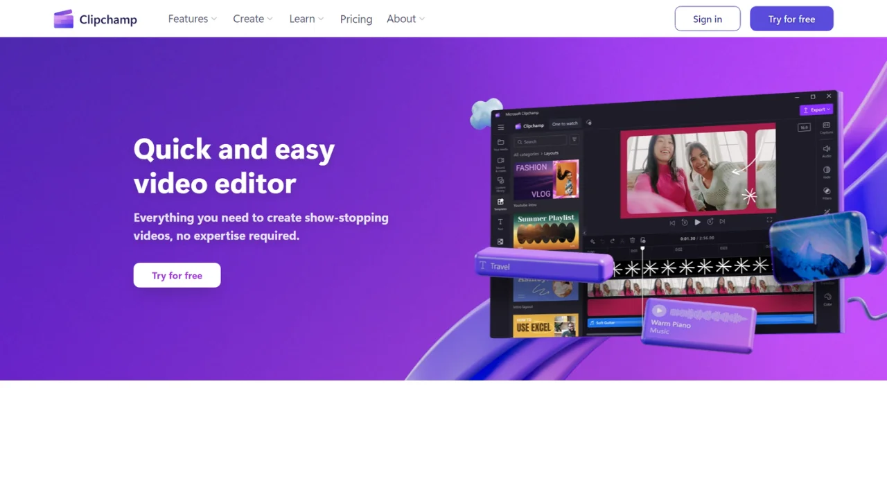 Clipchamp Video Editor