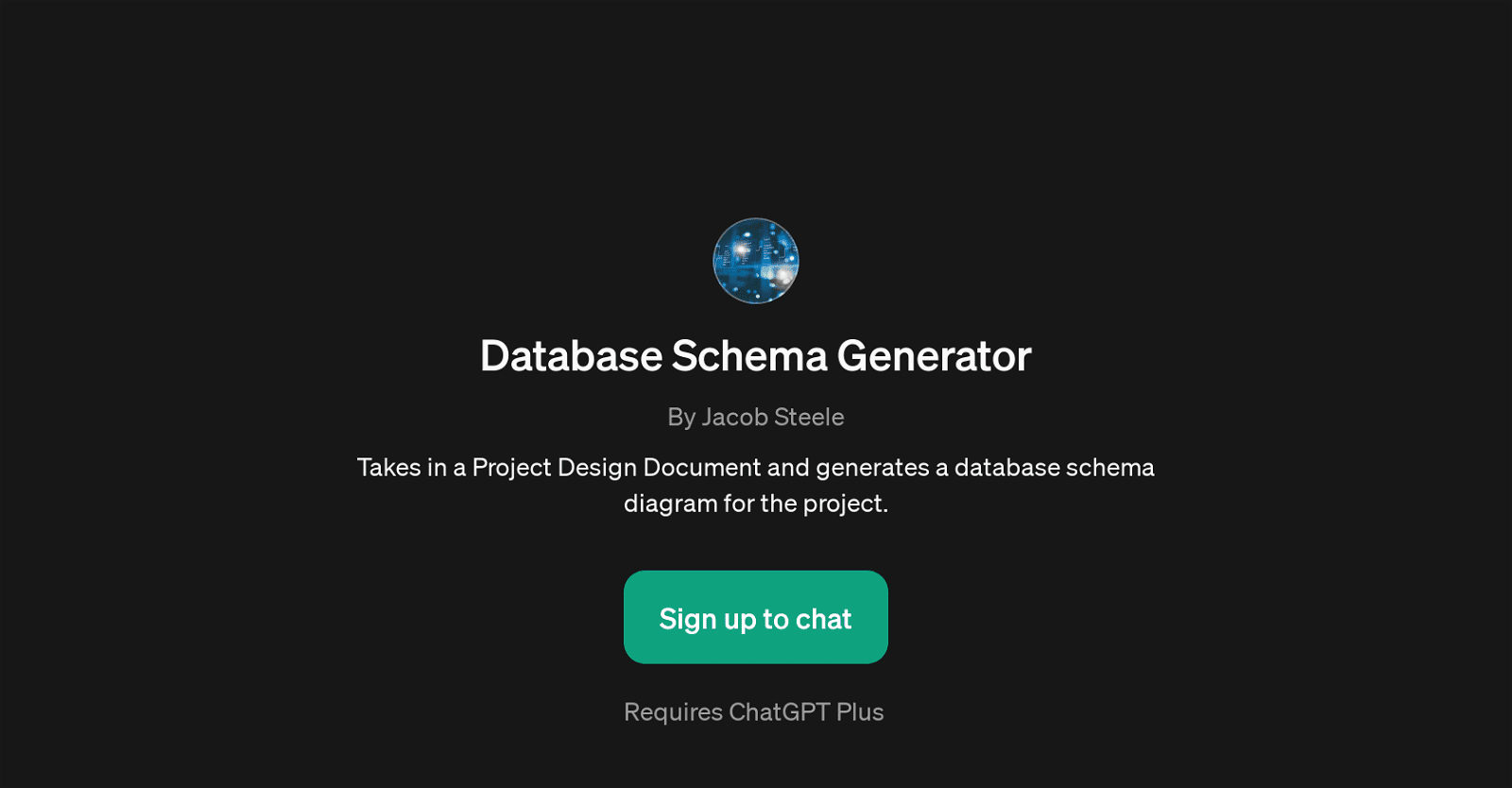 Database Schema Generator