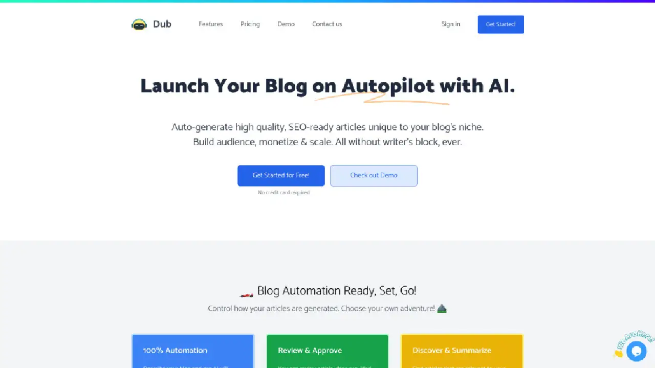 Dub AI - Blog Automation
