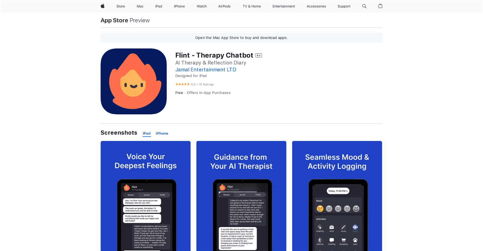 Flint - Therapy Chatbot