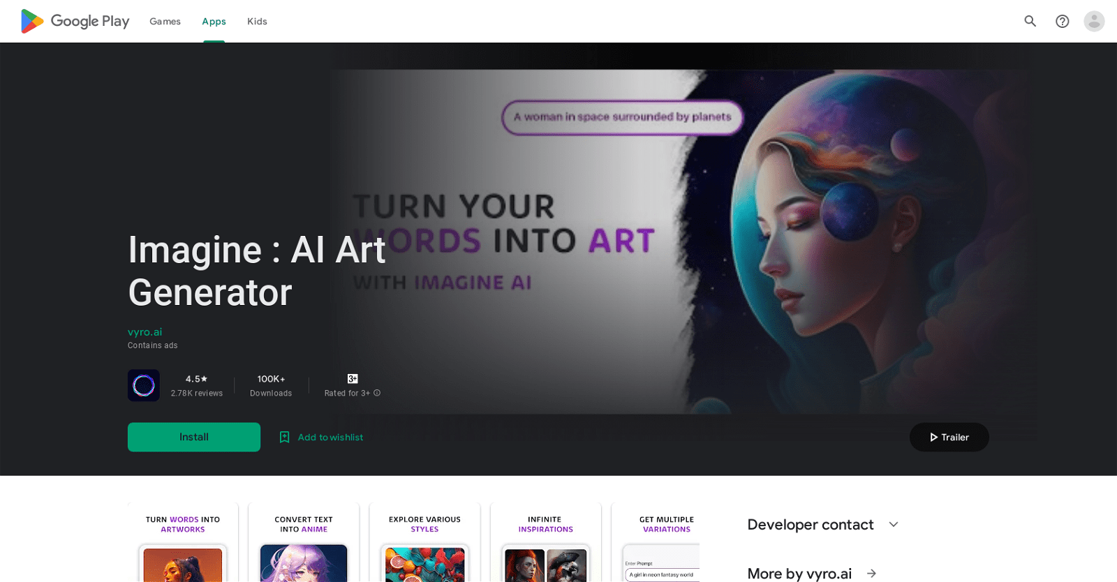 Imagine : AI Art Generator