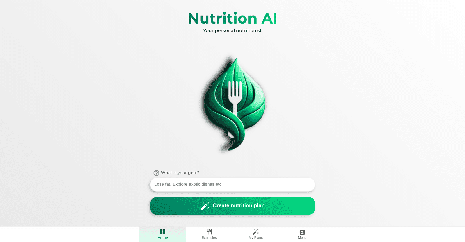 Nutrition AI App