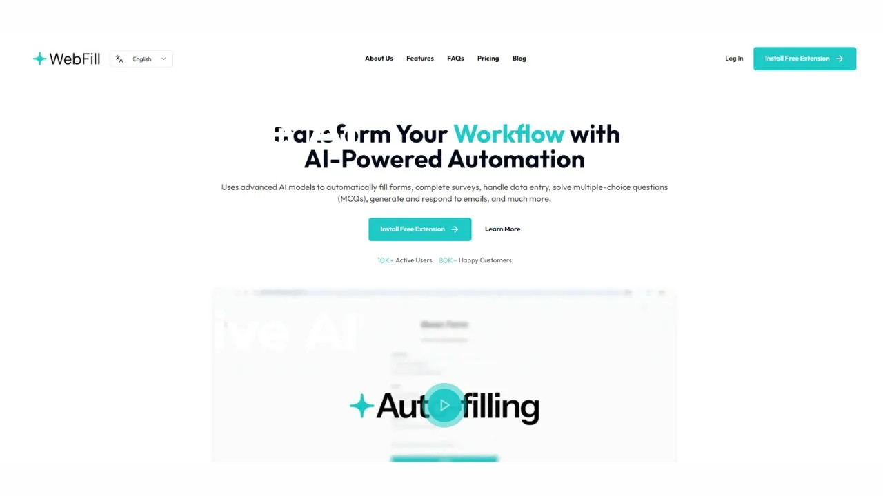 WebFill AI