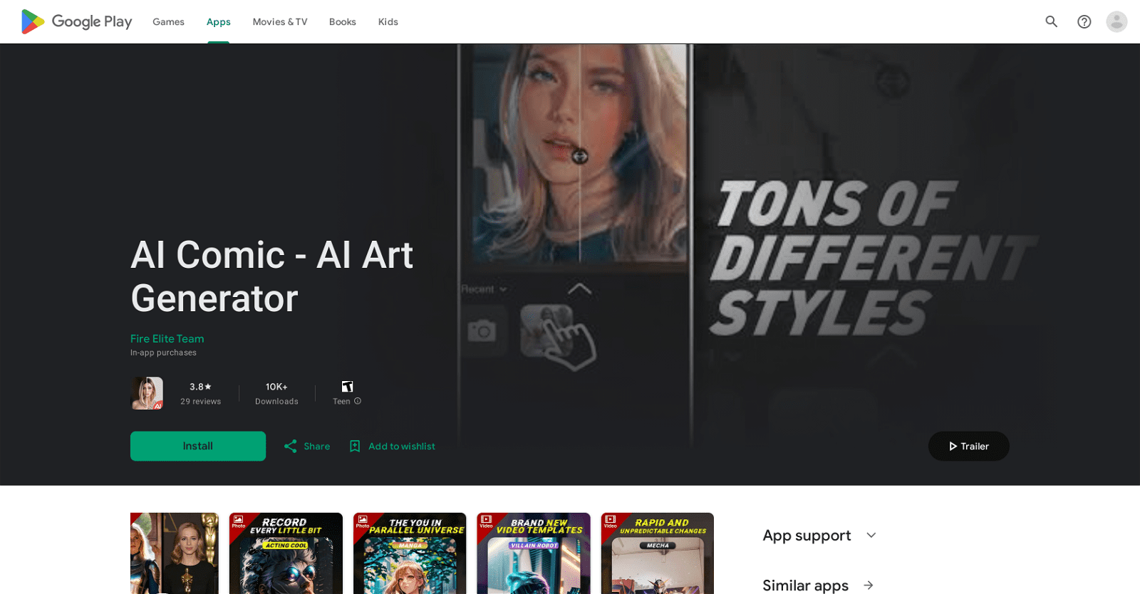 AI Comic - AI Art Generator