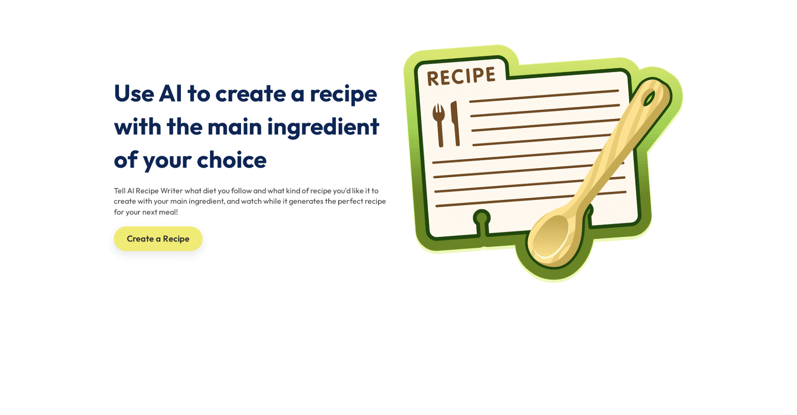 AI Recipe Writer