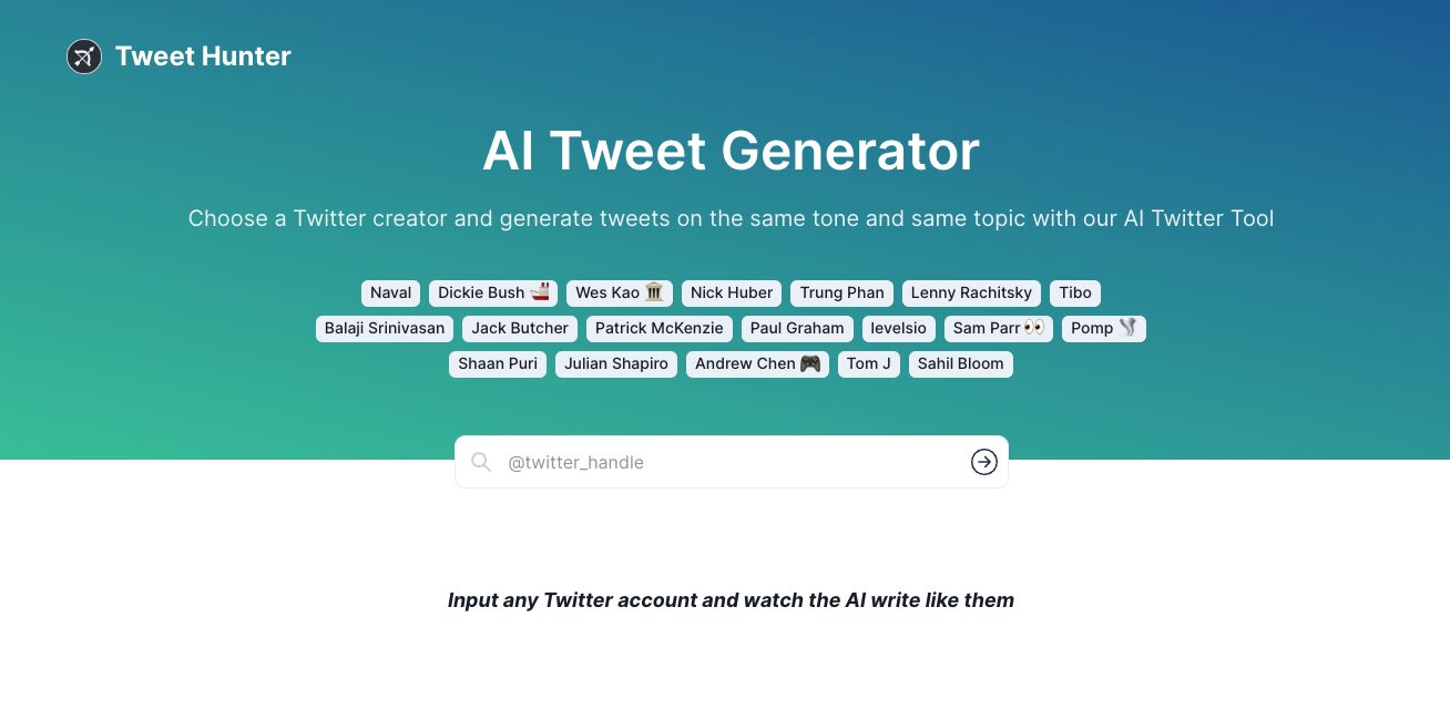 AI Tweet Generator
