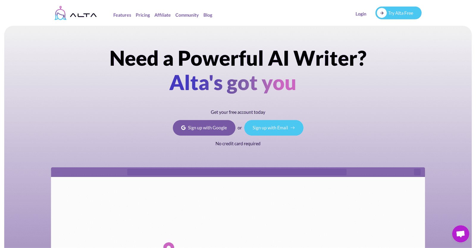 Alta-AI Writer