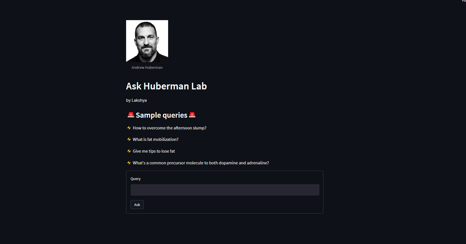 Ask Huberman Lab