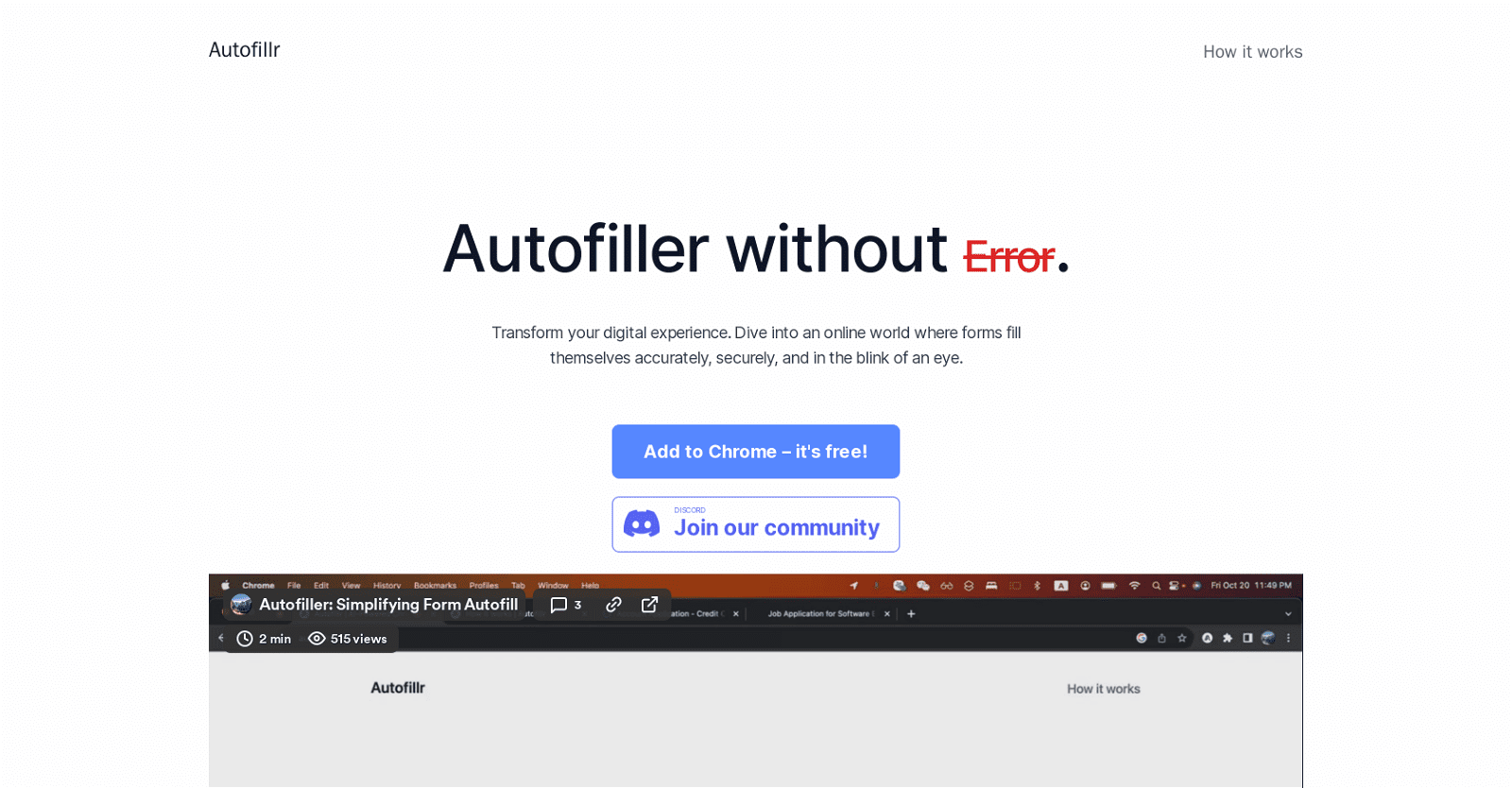 Autofillr