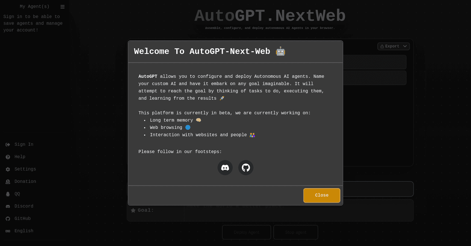 AutoGPT Nextweb
