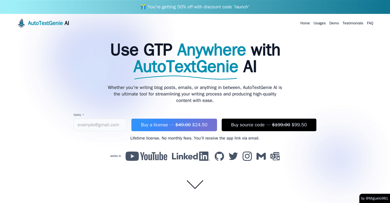 AutoTextGenie AI