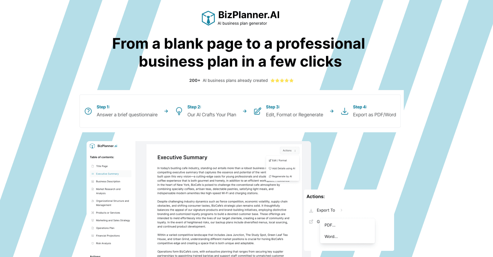 BizPlanner AI