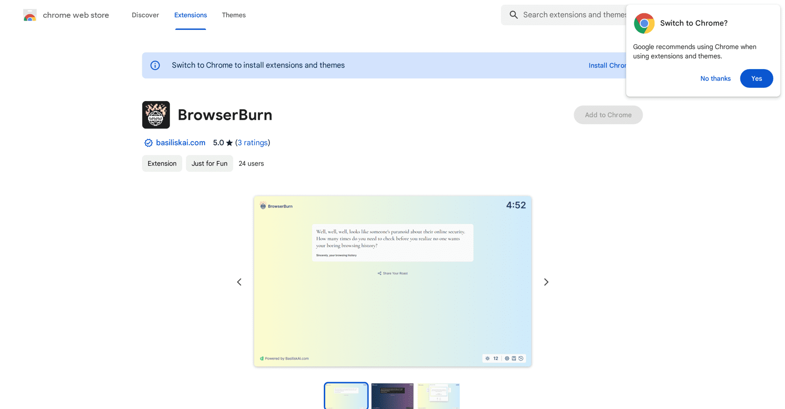 BrowserBurn