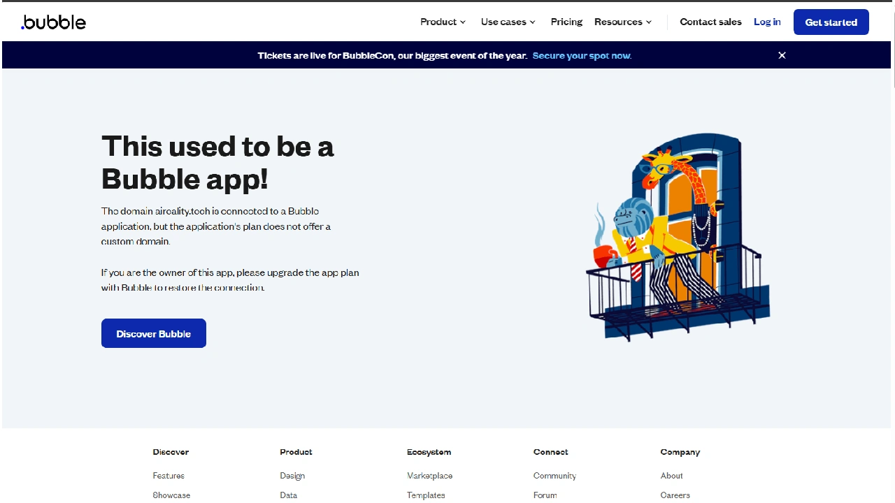 Bubble-No-code platform