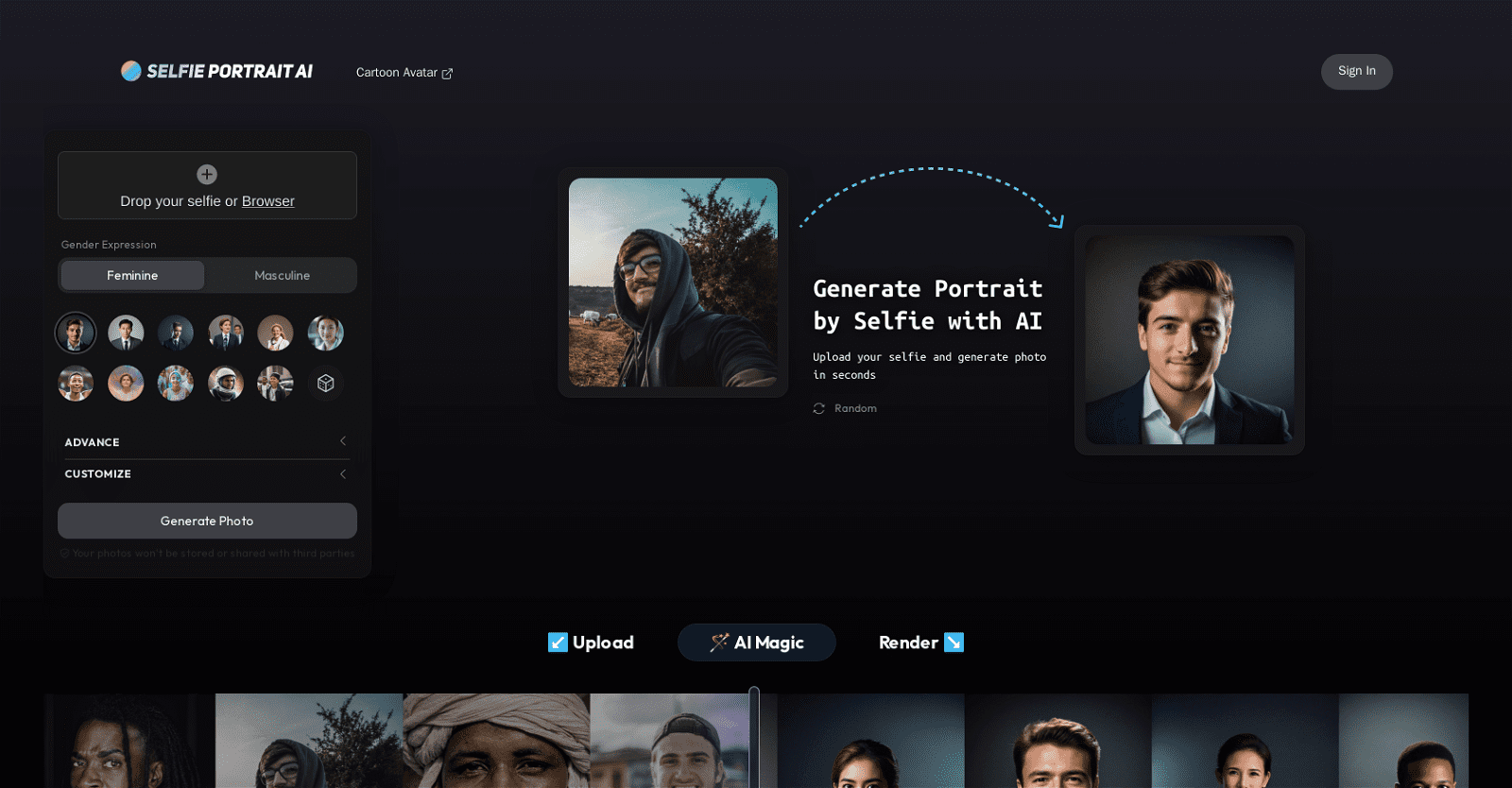 Business Portrait AI