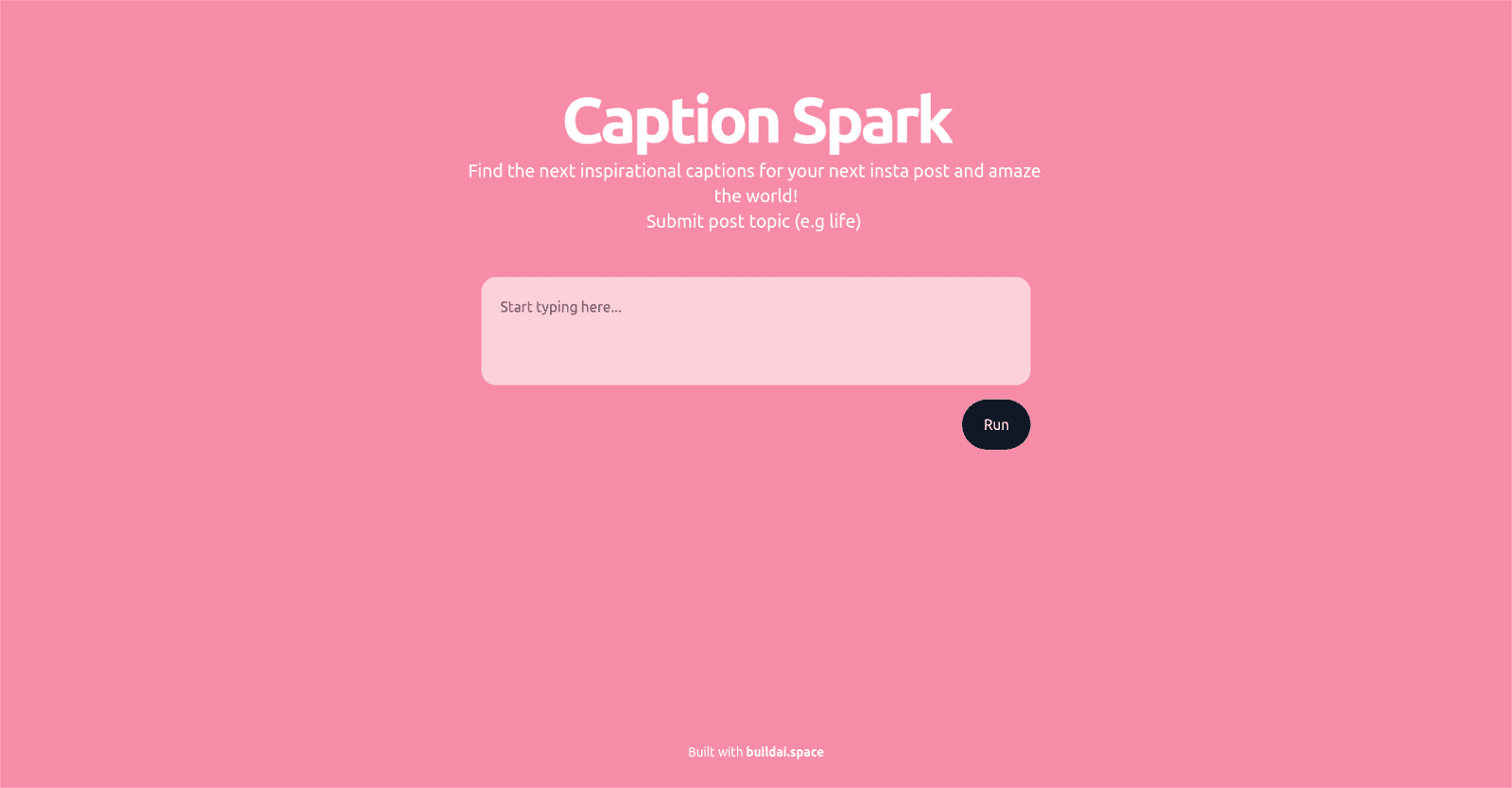 Caption Spark