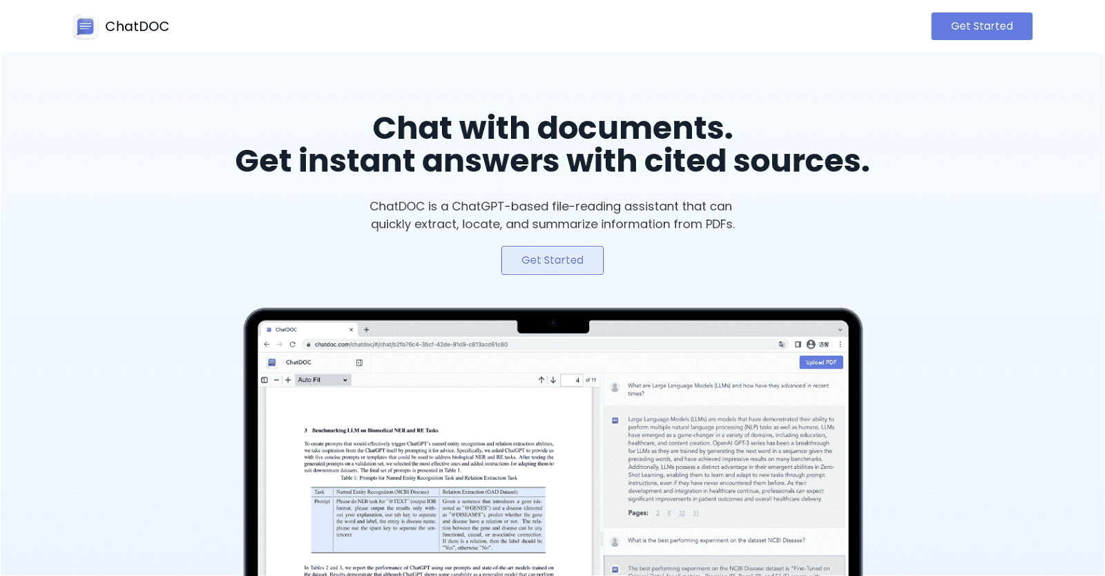 ChatDOC-Instant PDF Document Answers