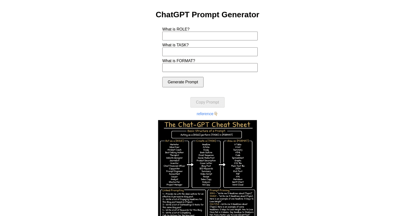 ChatGPTPromptGenerator