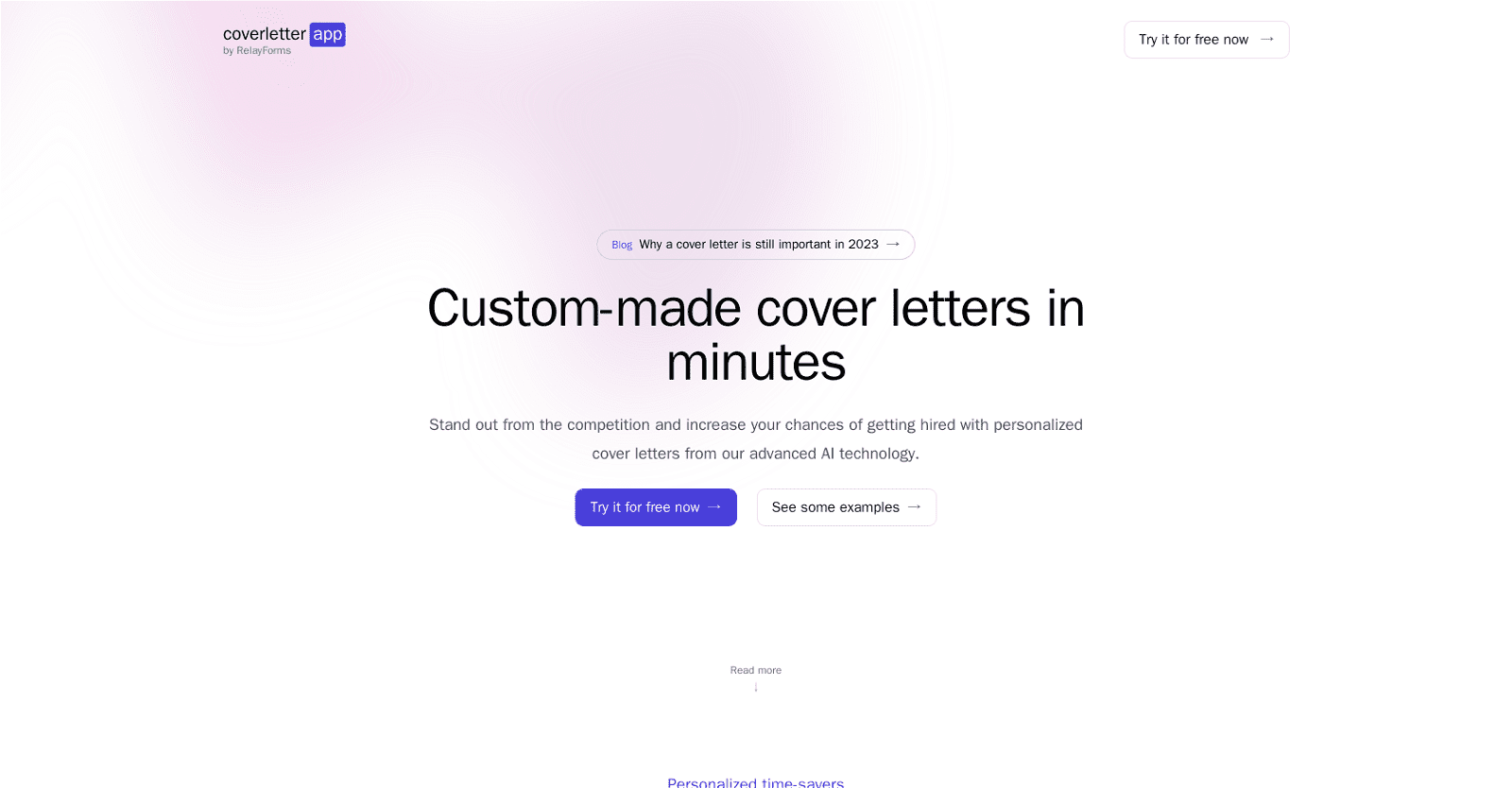 coverletter app